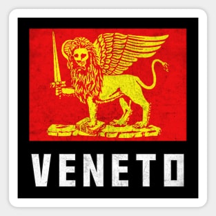 Veneto Italia / Italian Region Vintage Look Flag Magnet